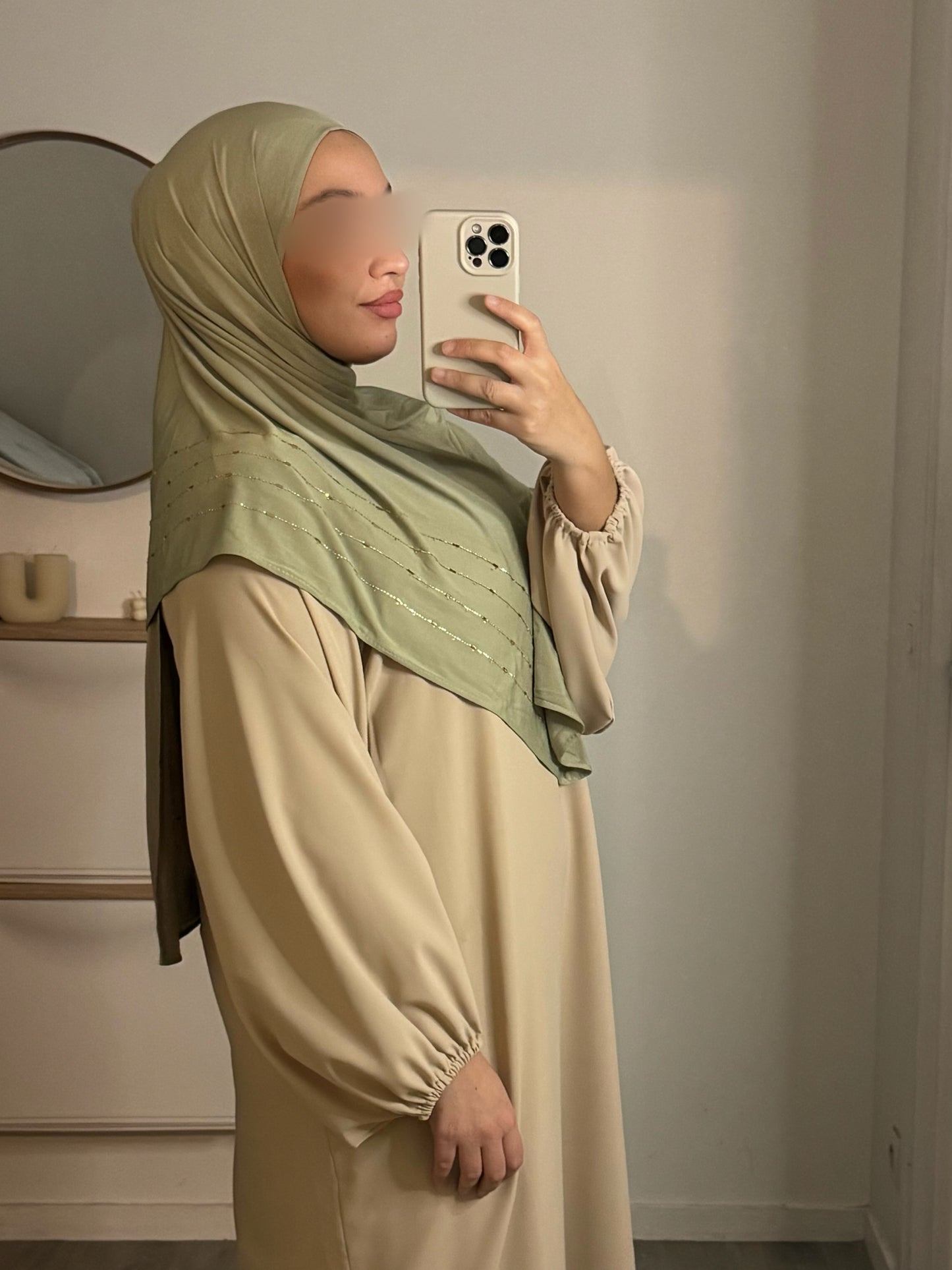 Hijabs Jersey Premium à Strass