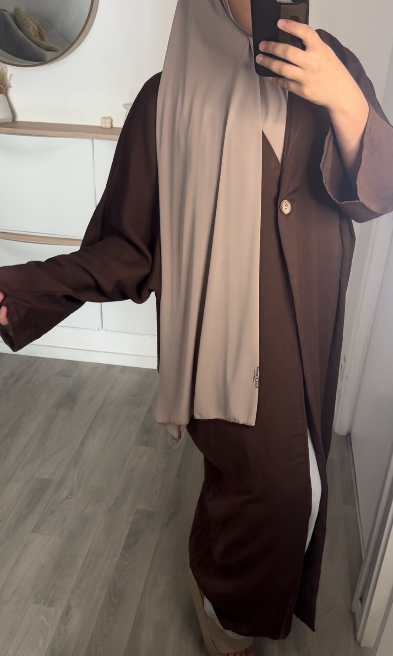 KIMONO OVERSIZE EFFET LIN