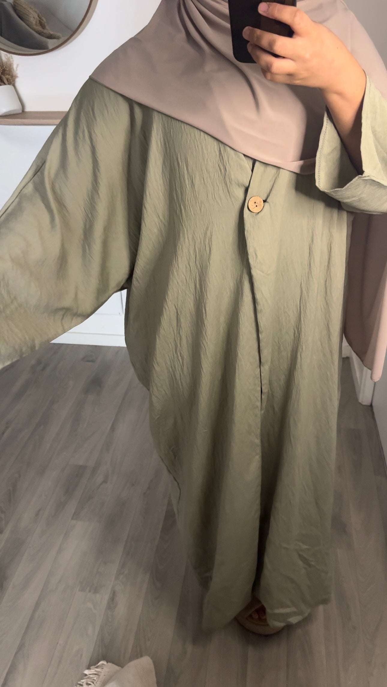 KIMONO OVERSIZE EFFET LIN